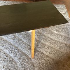 Handcrafted solid oak coffee table.