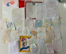 Vintage 1980,s Fancy paper Bundle