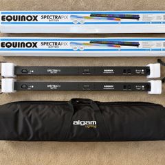 2 x Equinox SpectraPix RGB LED Battens and Bag Unused Mint