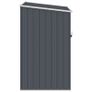 Garden Shed Anthracite 87x98x159 cm Galvanised Steel Image 2