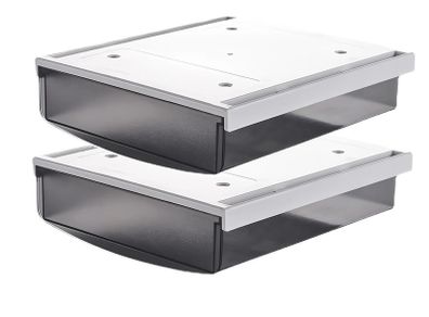 Brand New TUKA 2x 1.7L Under Desk Drawers 21x18x5.4cm, Self-Adhesive Drawers,