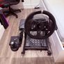 Logitech G920 Steering Wheel Pedals and Shifter with Vevor frame Image 2