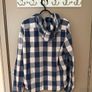 Hollister L Hooded Checked Shirt Excellent Condition Image 2