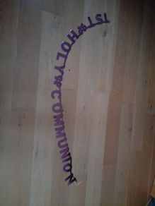 First communion banner
