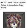 Brand New - Artko Kendi Lion - Large Framed Pic Image 4