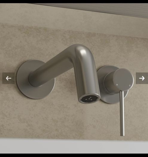 Faro Wall Mounted Basin Mixer Tap
