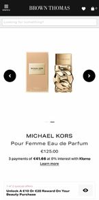 MICHAEL KORS 100ml parfum for her