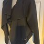 Black jacket cover up size UK 16/18 EU44/46 Postage included Image 2