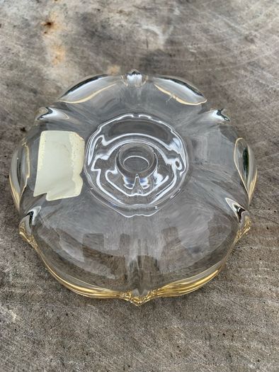 Mid century Joska crystal candle holder