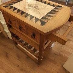 Solid Pine Kitchen Trolly