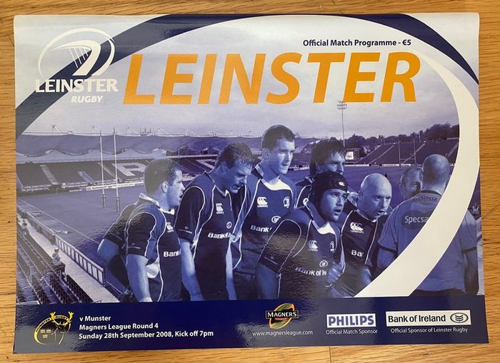 2008 Leinster v Munster - Magners League Programme