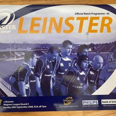 2008 Leinster v Munster - Magners League Programme