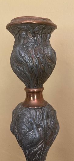 Brass & Pewter Candle Holder