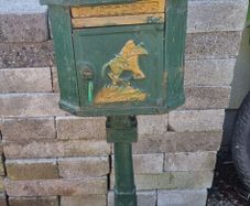 Victorian Cast Iron Mail Post Box Stand