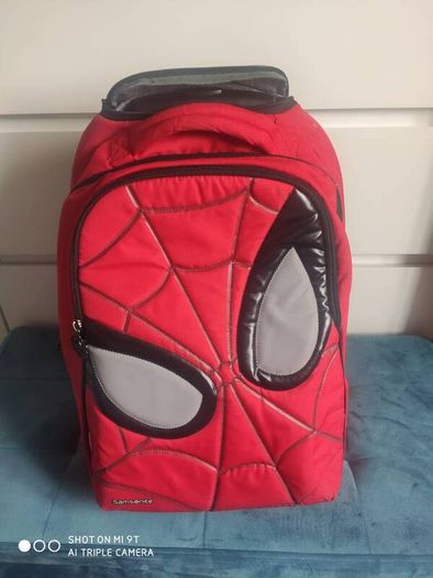 Spiderman trolley backpack