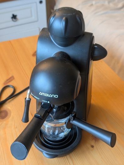 Ambiano Compact Steam Espresso & Milk Frother Machine