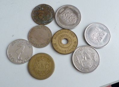 Mixed group of tokens