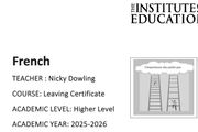 Institute of education h1 French notes
