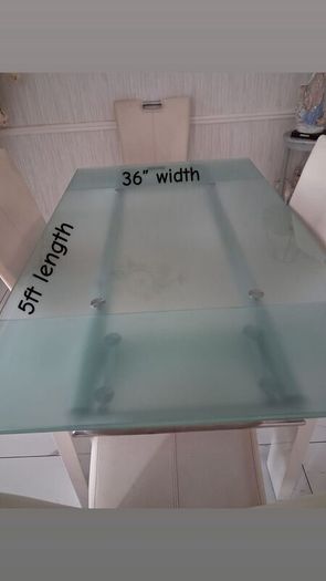 Table and chairs