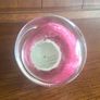 Pink and clear pointed glass paperweight Image 6