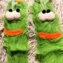 Fuzzy Alien Socks  Cozy & Whimsical Image 5