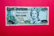 Bahamas  50. CENTS   2001. Pick  68. Uncirculated
