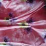 Velour dress fabric,Pink velour floral dress fabric,Sewing,Craft supplies Image 3