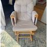 Babylo Rocking/Nursery Chair & Footstool Image 2