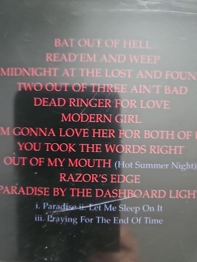 Meat Loaf - Hits Out Of Hell.