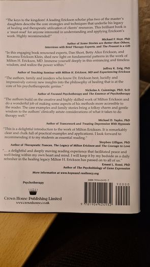 Hope & Resiliency. Understanding The Psychotherapudic Stratagies Of Milton H. Ericsson. Md. Dan Short. Betty  Alice Ericsson. Roxan Ericsson. Hardback With Dustjacket In Very Good Condition.