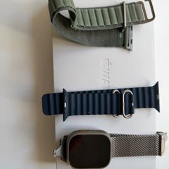 Apple Watch Ultra with 3 Apple Straps