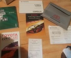 Toyota Corolla E11 Owner's Manual Handbooks & Wallet