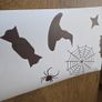 1 roll Halloween Bat & Pumpkin Decor Film - New  (E) Image 9