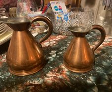 Pair cooper measuring jugs free postage