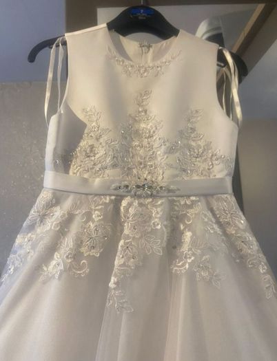 communion dress balero and veil