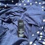 v-neck navy polka dot dress size 12 Image 7