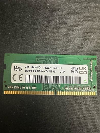 4gb DDR4 3200mhz SoDimm