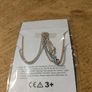 infinity symbol necklaces feature a delicate chain and pendant, new never opened Image 2