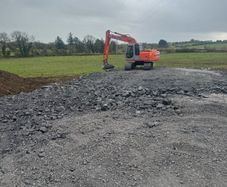 Man and digger for hire