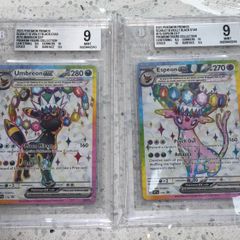 pokemon cards GRADED PRMOS UMBREON & Espeon