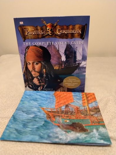 Pirates of the Caribbean, The Complete Visual Guide Hardcover Book & posters set