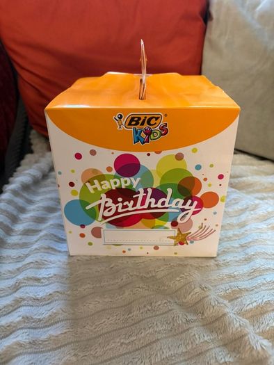 BIC Kids Colouring Box Birthday Kit