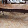 Large Antique Pine Farmhouse Table Image 4