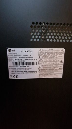 42" LG tv for sale
