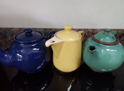 Three Coffee/Teapots