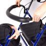 Foldable Rollator Walking Aid Height Adjustable Image 5