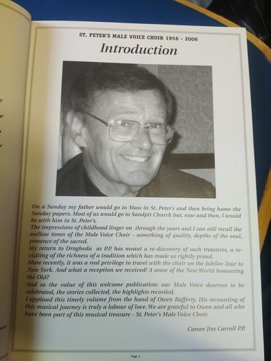 St. Peter's Choir, Drogheda interest