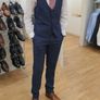 Mens Kenton 3 Piece Suit with Shirt and Tie, 38R/32/R Image 2