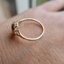 Vintage 9c Yellow Gold 375 Framed Cameo Ring 1,1g Image 3