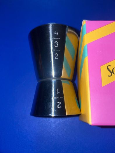 Schweppes Spirit Measures Stainless Steel Shot Brand new